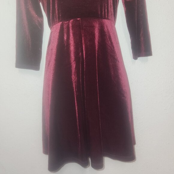 Lilt pretty Maroon glittered dress in size 14.5 - Picture 4 of 13